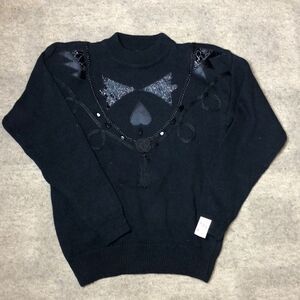 Vintage Rare 1980’s Jordache Studio Appliqué Sweater | Brand New | Size Large